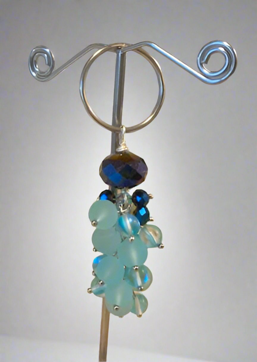 Blue Skies Cluster Dangle
