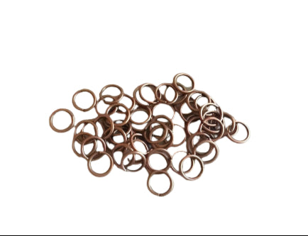 Jump Rings Round, Copper 8mm