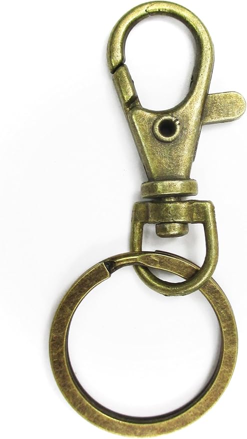 Swivel Lobster Clasp with Keyring