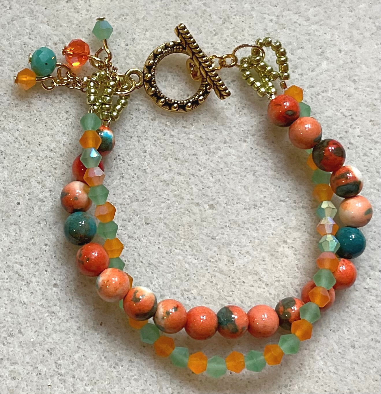 Ocean Energy Double Strand Bracelet