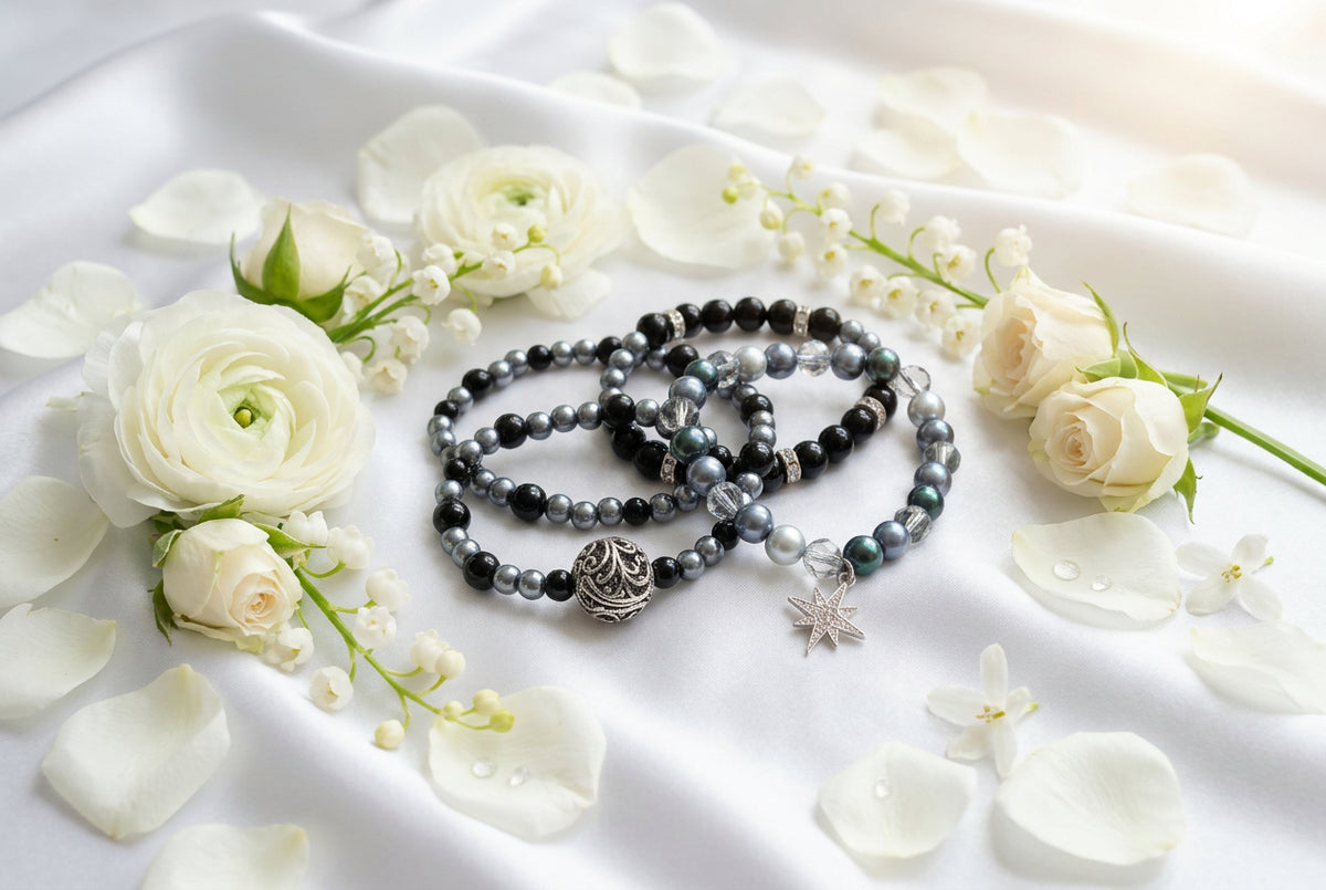 Midnight Quartet Stretch Bracelets