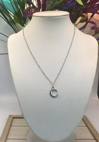 Crescent Moon Minimalist Necklace
