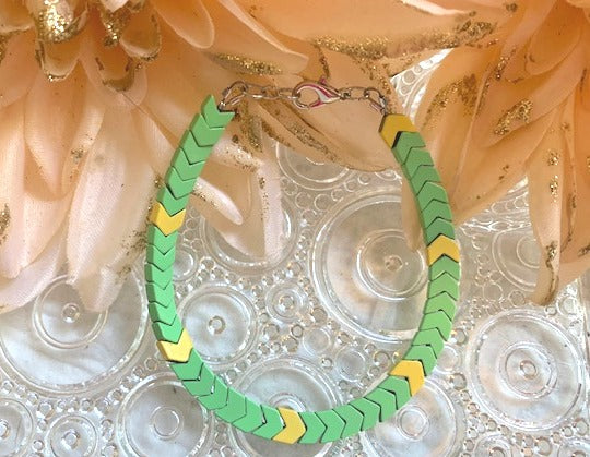 Chevron Hematite Bracelets