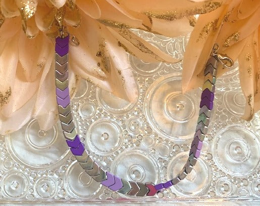 Chevron Hematite Bracelets