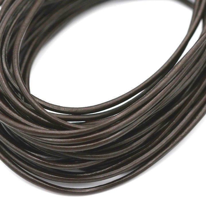 Genuine Leather, Dark Chocolate 2mm