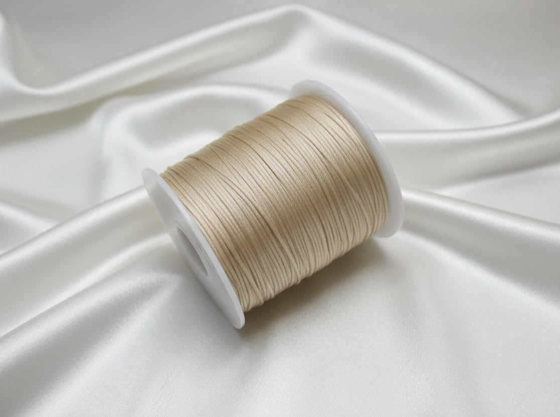 Knotting Cord, Sand .8mm by the yard