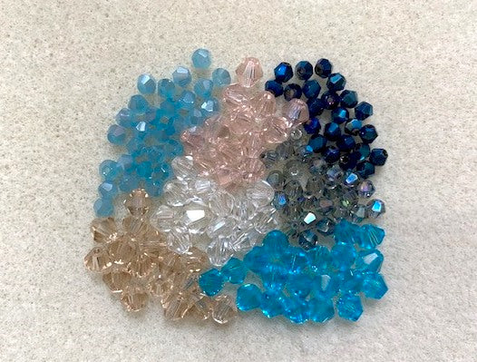 Bead Mix, Blush Bicones