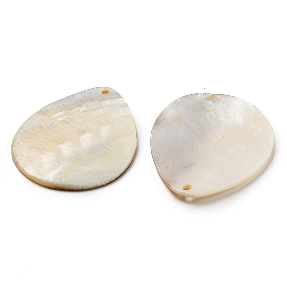 Freshwater Shell Teardrop Pendant 47mm