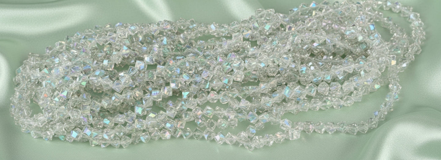 Cube Crystals, Green 8.5mm