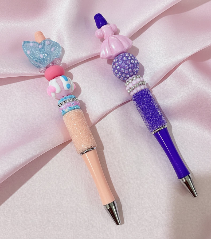 Butterfly Dress Beadable Pens Kit set