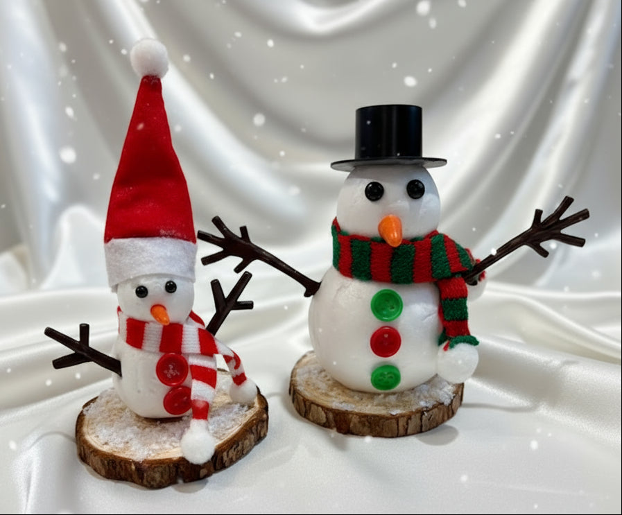 Build a Mini Snowman Kit, Small Green Hat