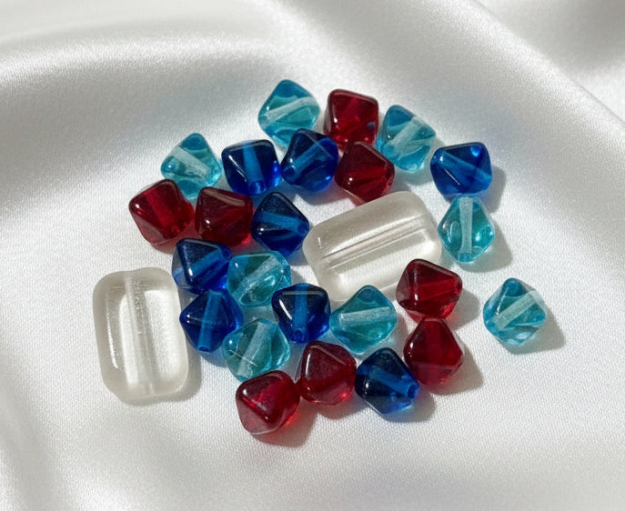 Fire & Ice Czech Glass Mix