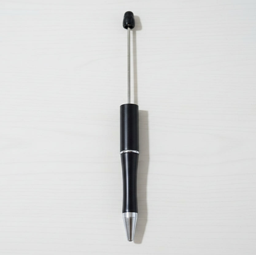Black Beadable Pen