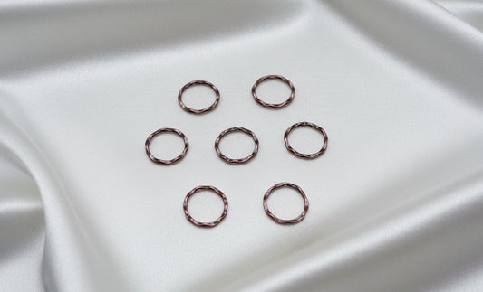 Tibetan Wave Circle Links Copper