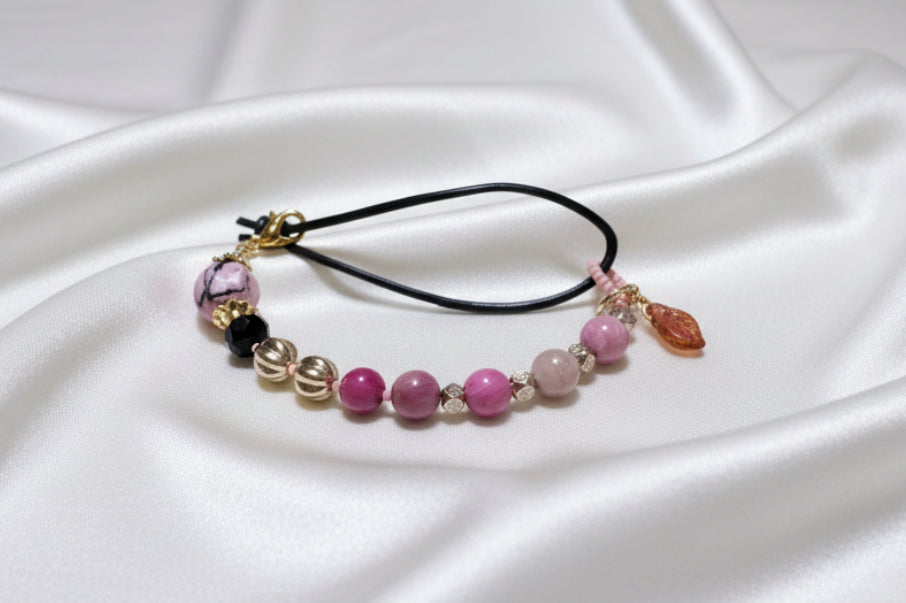 Rhodonite Romance Bracelet Kit