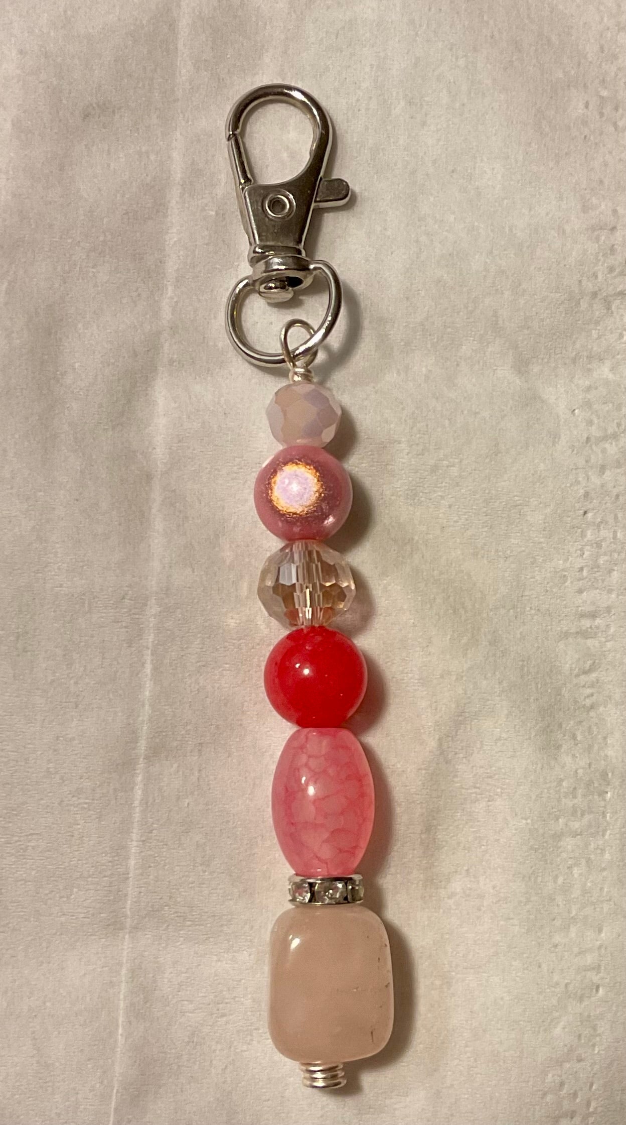 Rose Glam Bag Dangle