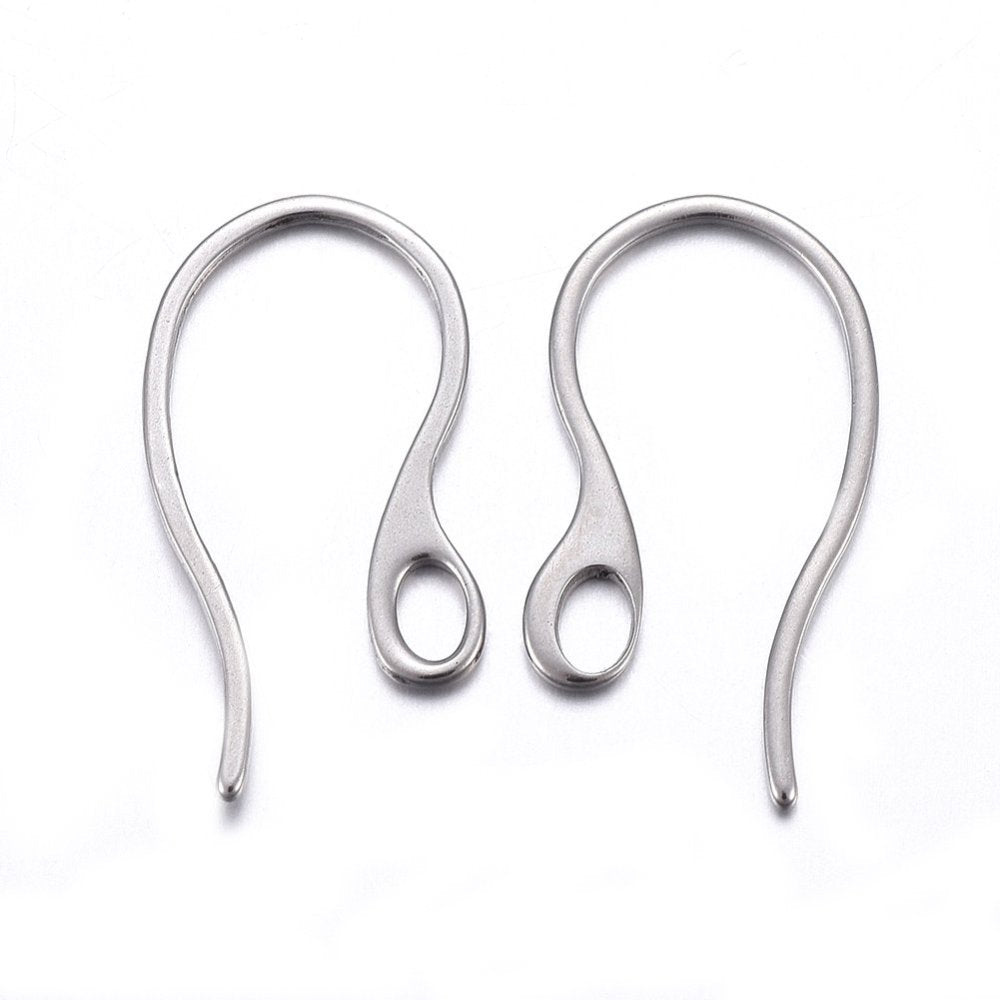 Horizontal Ear Wires, 304SST