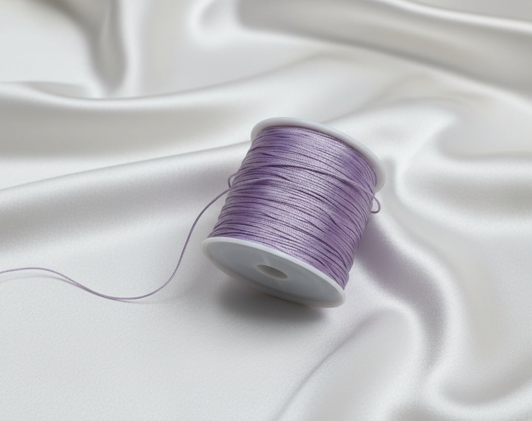 Knotting Cord, Lavender .8mm by the yard