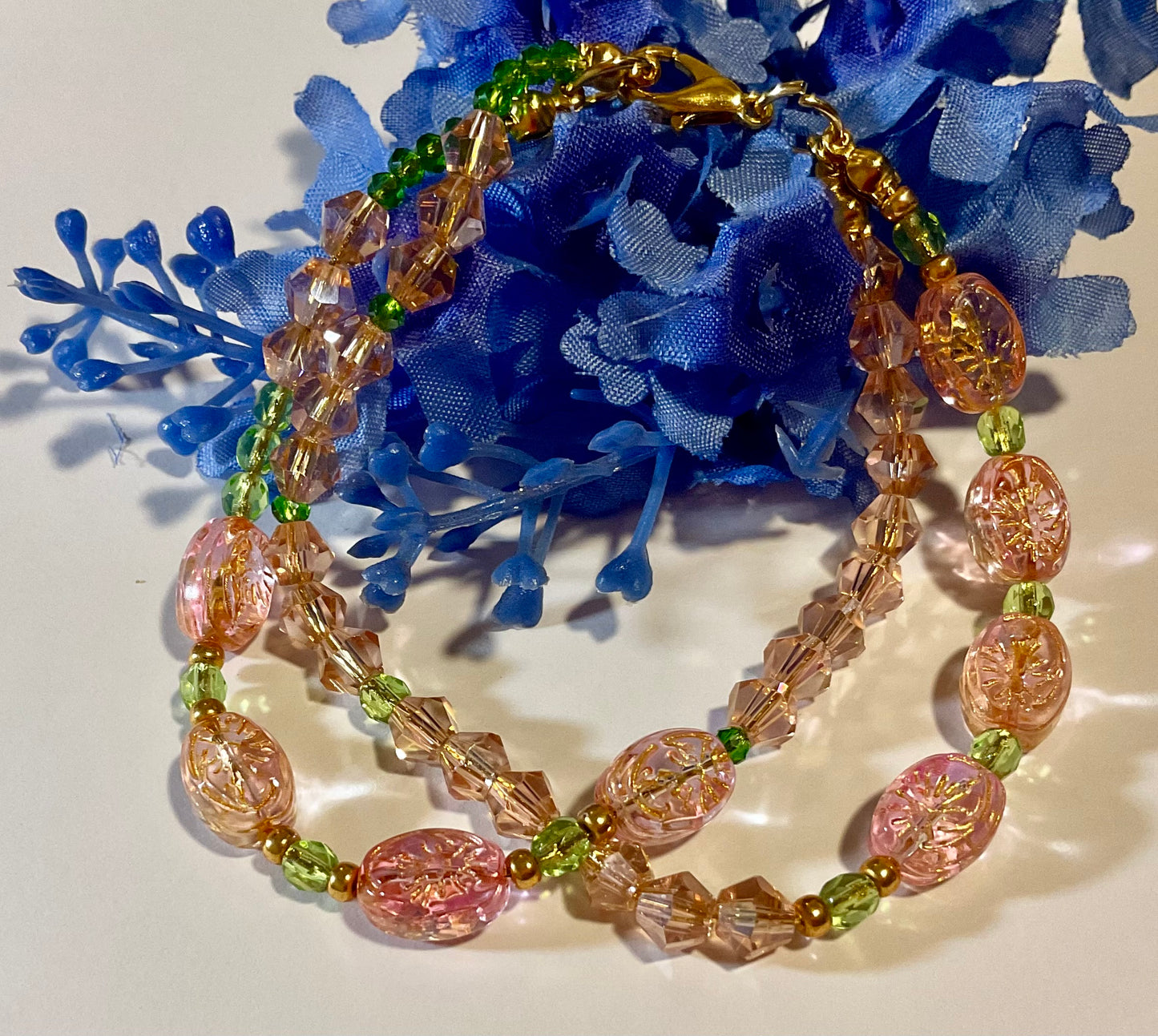 Blush Bloom Chain Double-strand Bracelet Kit