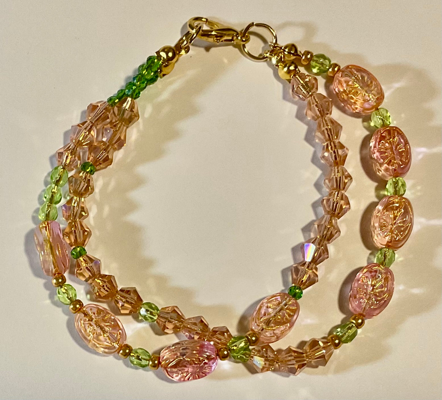 Blush Bloom Chain Double-strand Bracelet Kit