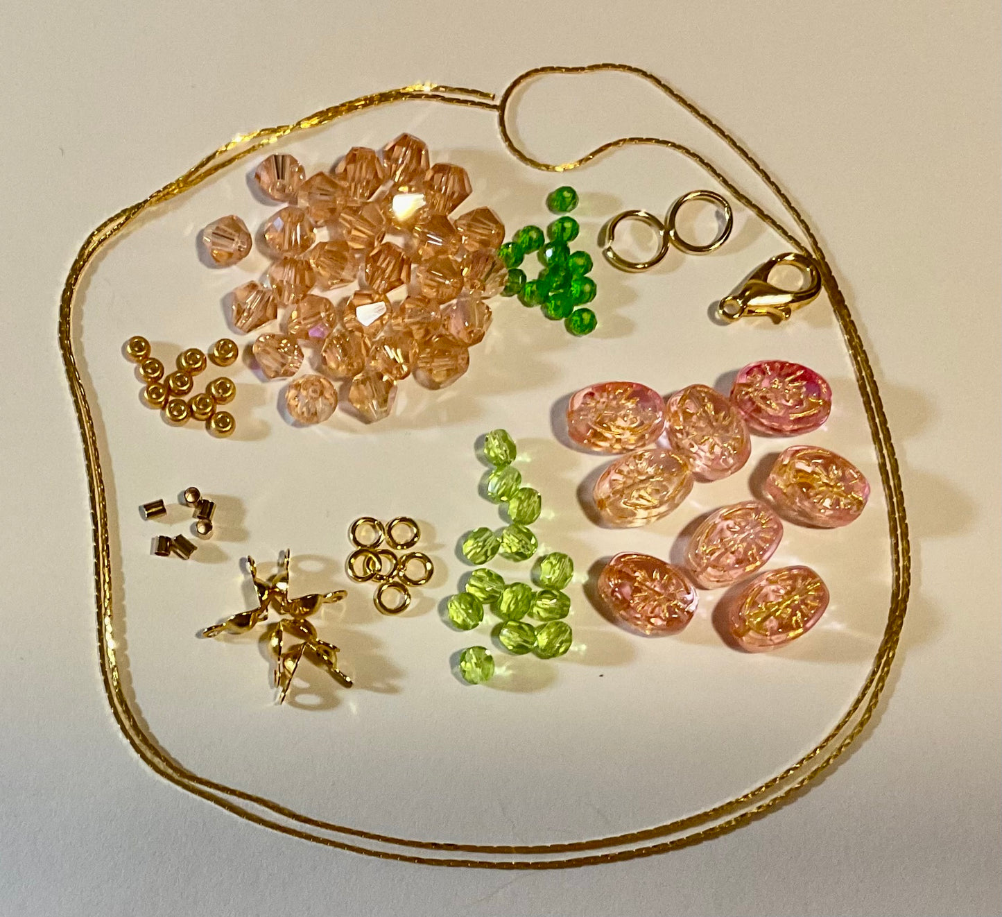Blush Bloom Chain Double-strand Bracelet Kit