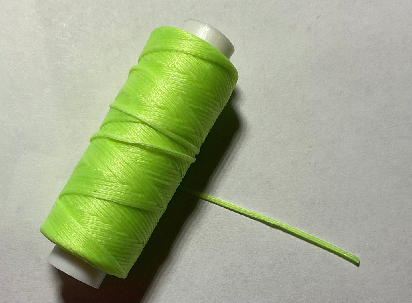 Waxed Knotting Cord, Neon Yellow .8mm