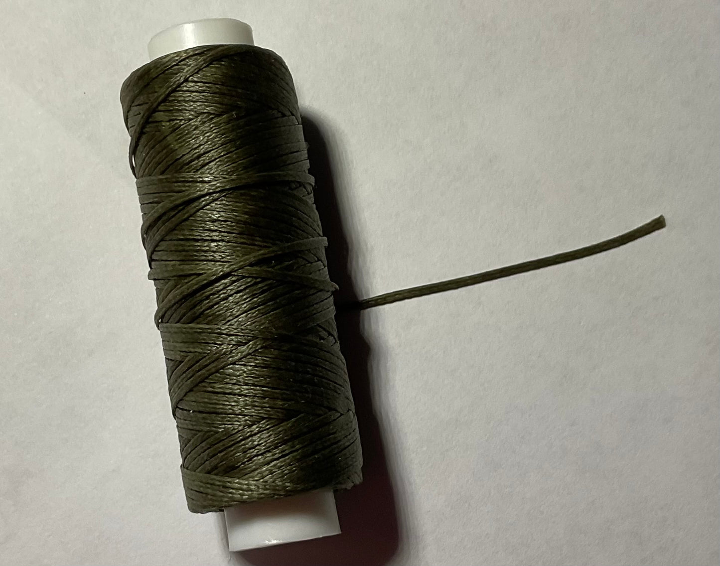 Waxed Knotting Cord, Brown Khaki .8mm