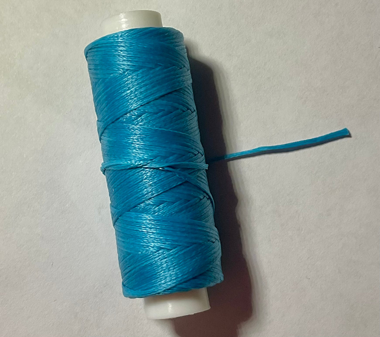Waxed Knotting Cord, Sea Blue .8mm