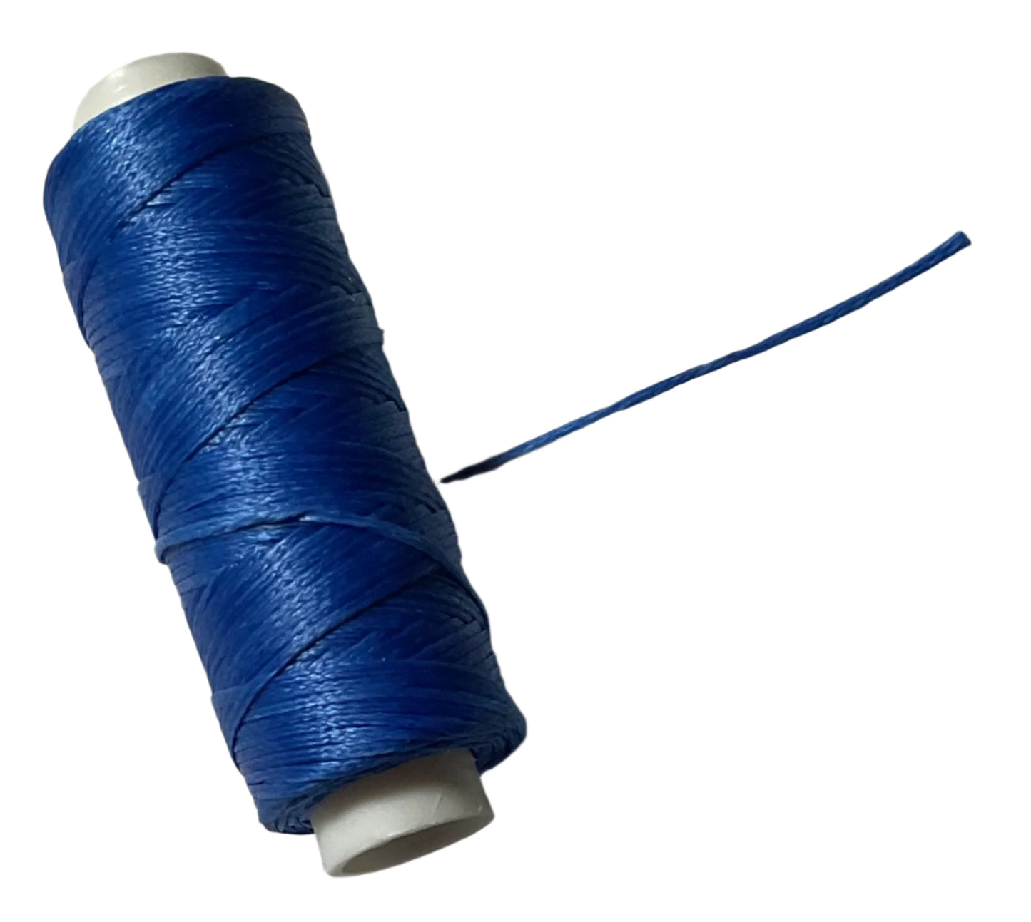 Waxed Knotting Cord, Blue .8mm