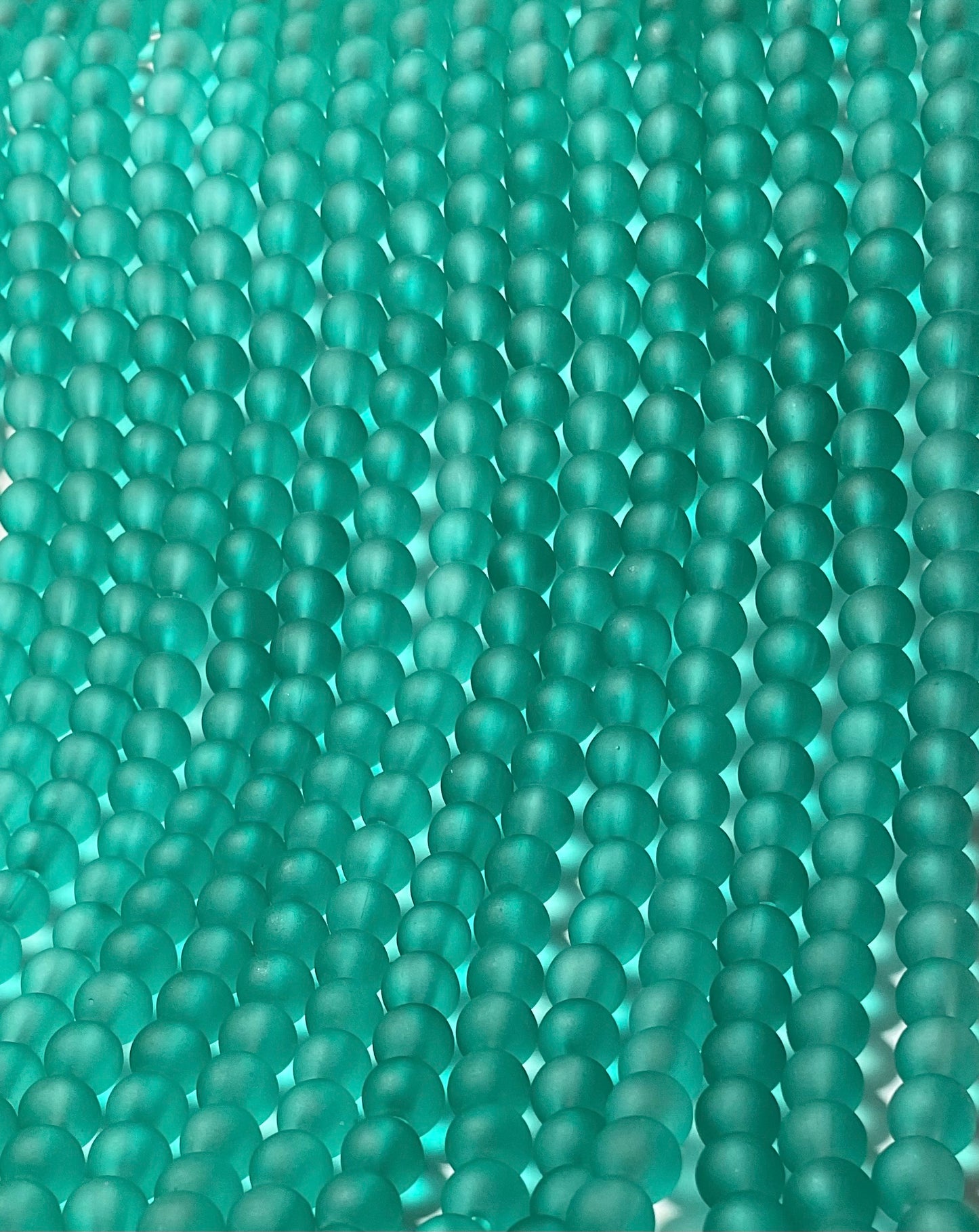 Glass Rounds, Mediterranean Blue