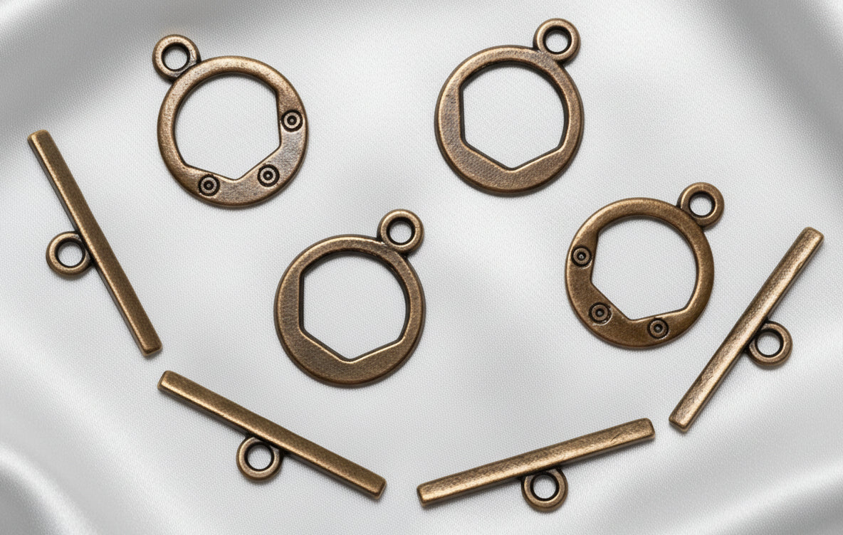 Toggle Clasp, Bronze 13mm