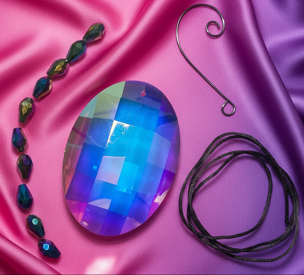 Oval Rainbow Suncatcher Kit