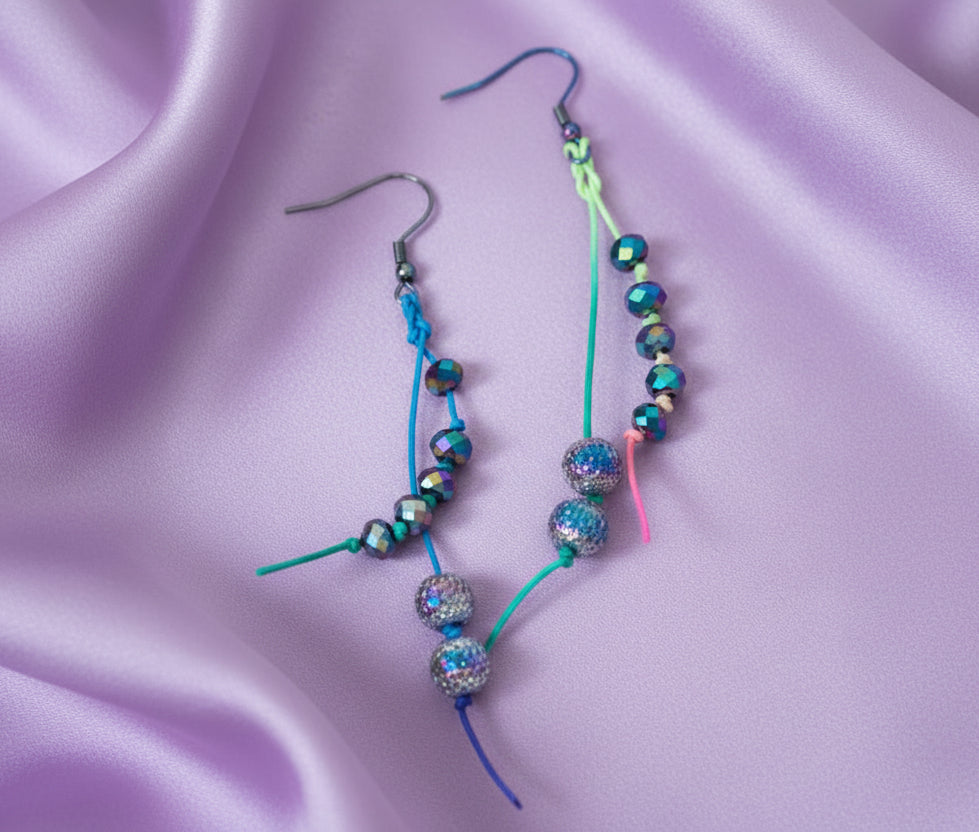 Fringe Knotted Earrings