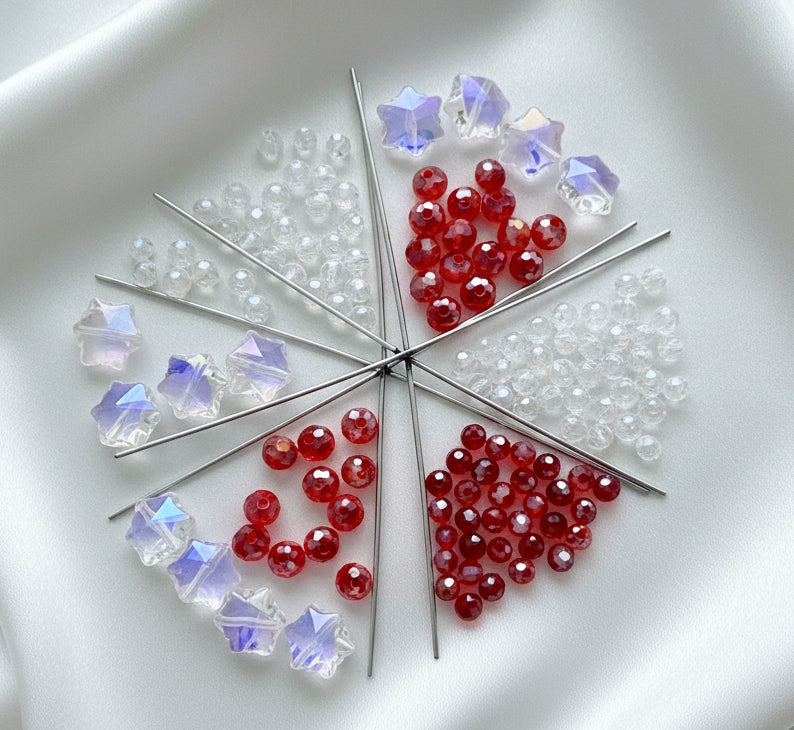 Scarlet Snowflake Ornament Kit