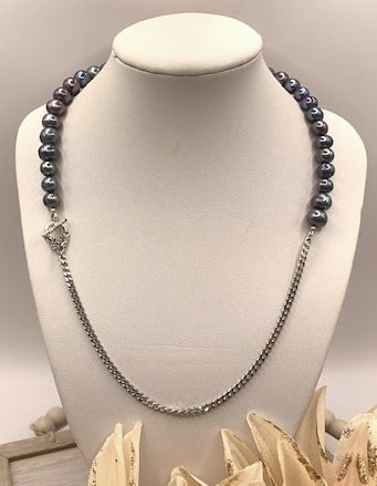 Freshwater Peacock Pearl Set