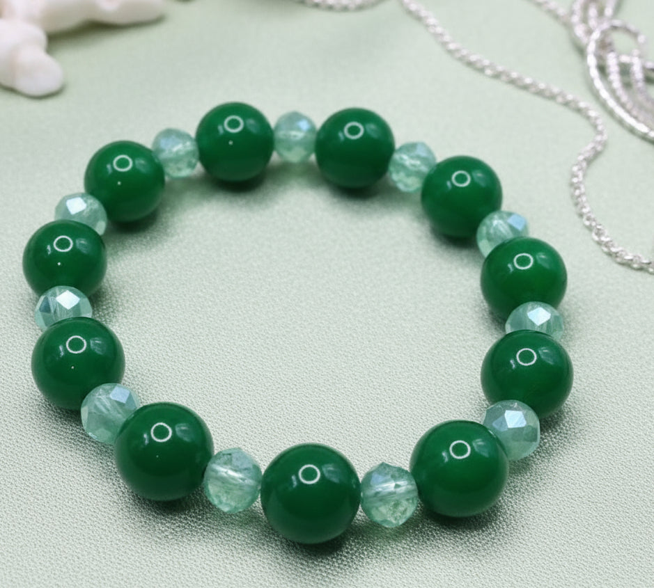 Jade Stretch Bracelet