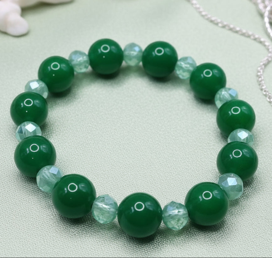 Jade Stretch Bracelet