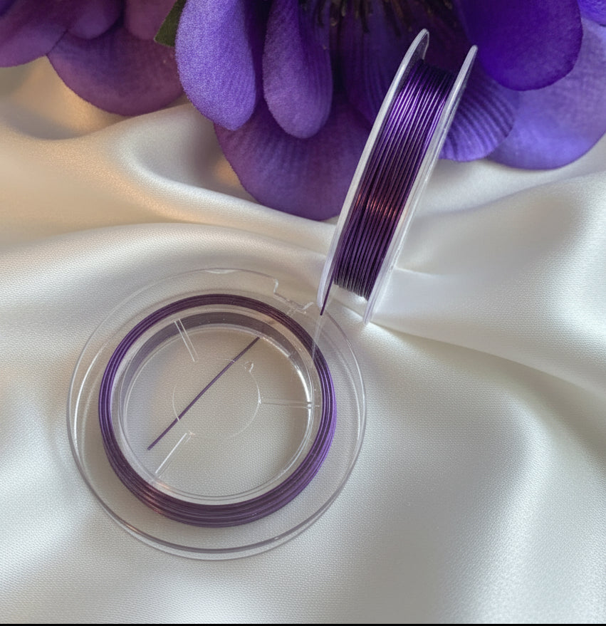 Tiger Tail Mini Roll Purple .38mm