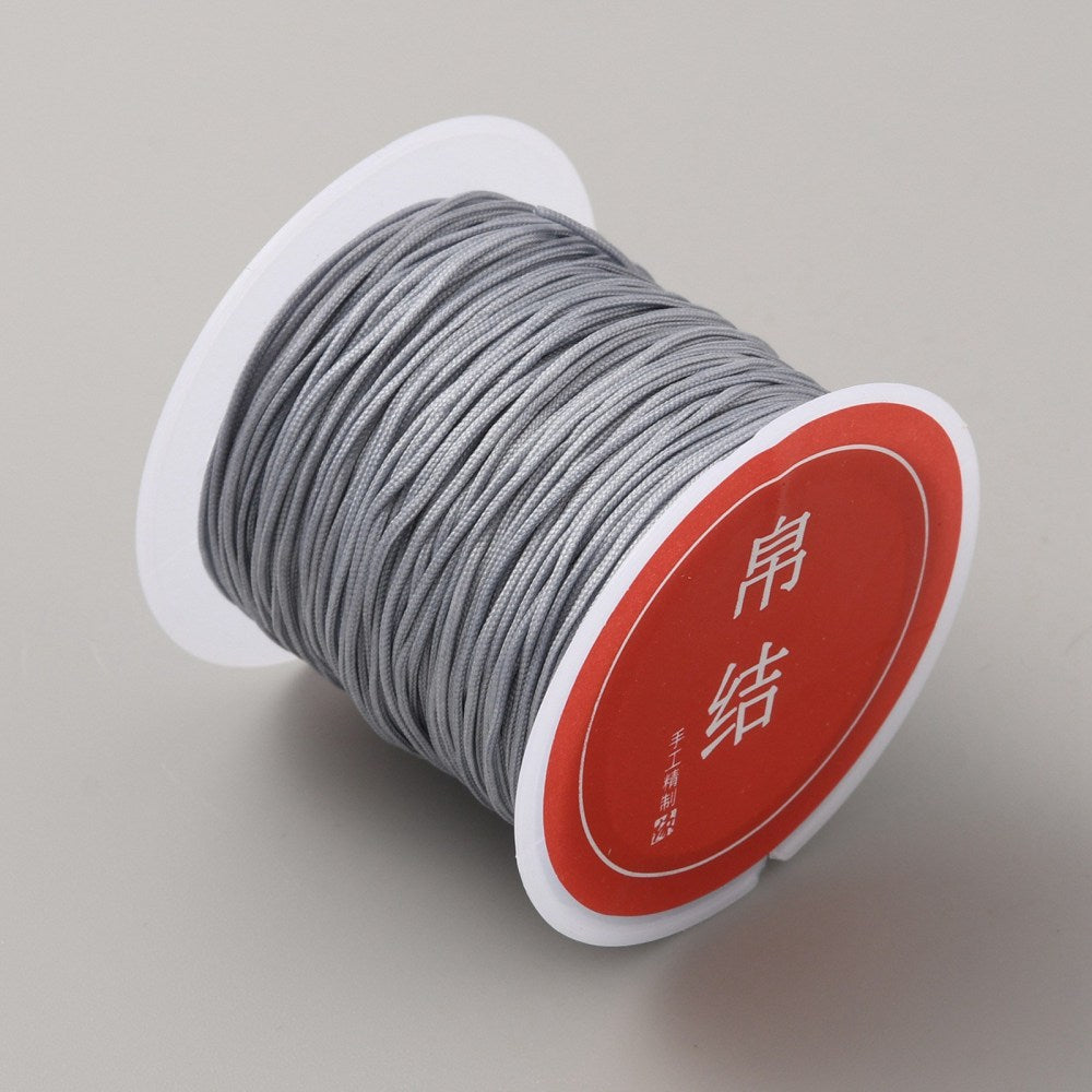 Knotting Cord, Gray .8mm 20m Roll