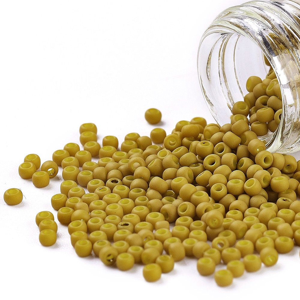 11/0 TOHO Mustard Luster Matte Gold Lined