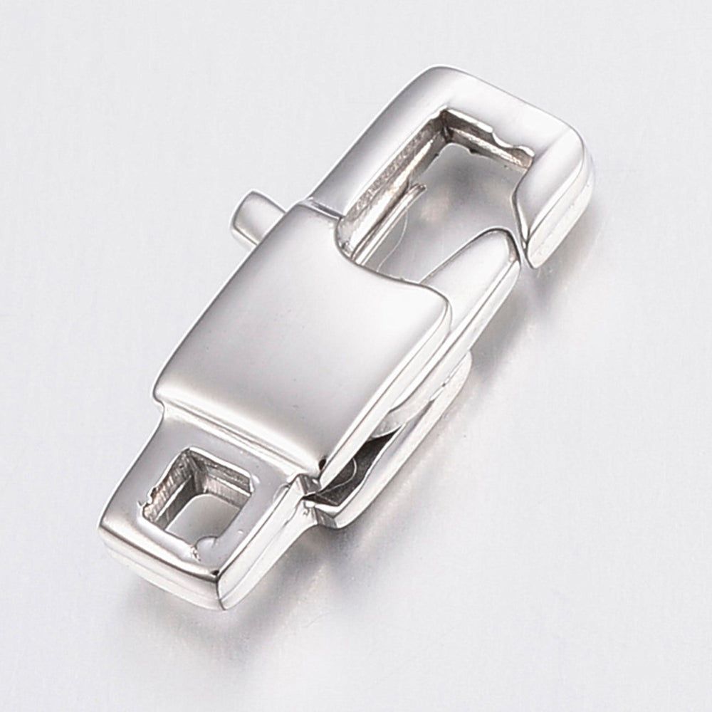 Rectangle Lobster Clasp Stainless Steel 15mm