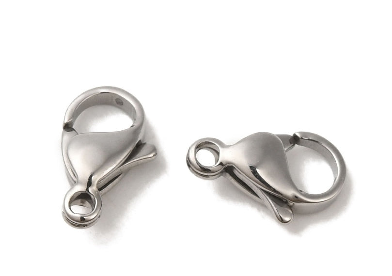 Lobster Clasp, 304SS 11mm