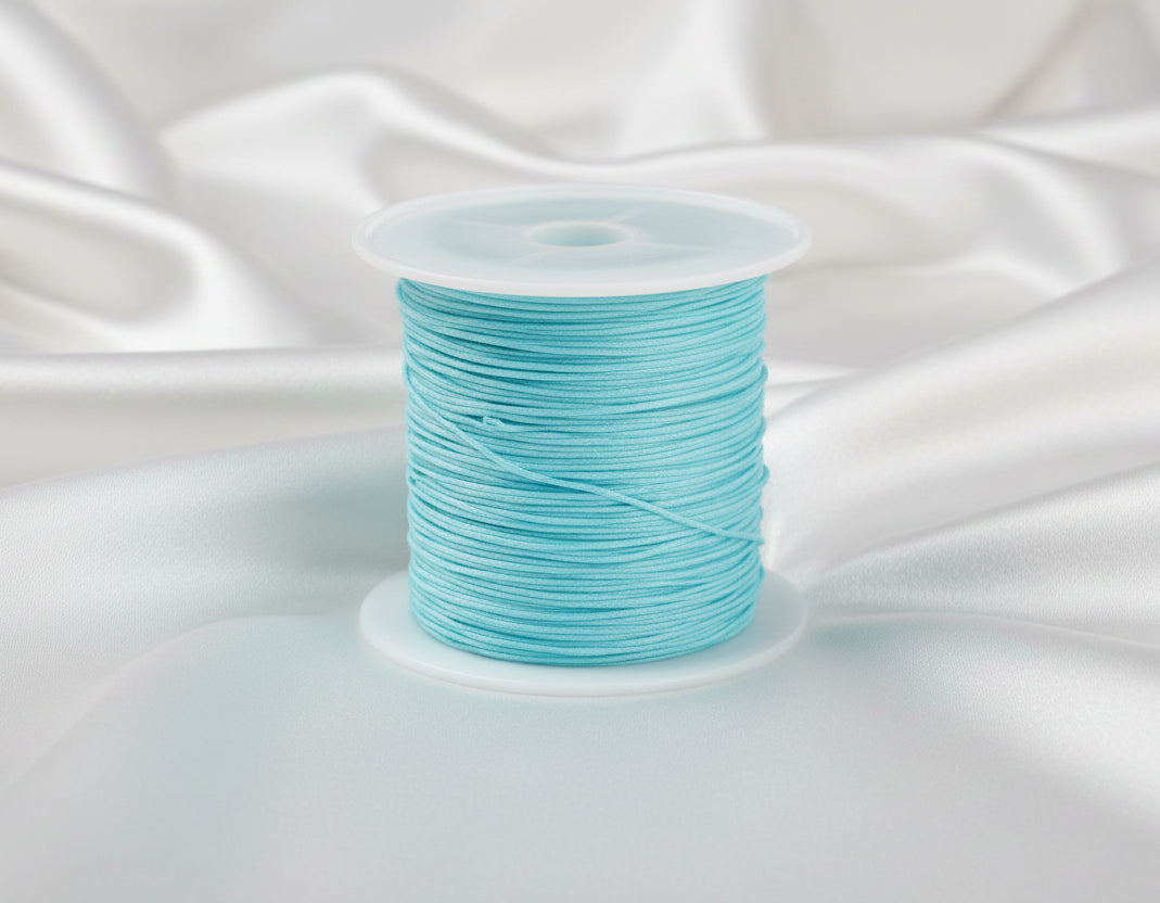 Knotting Cord, Baby Blue .4mm by the yard