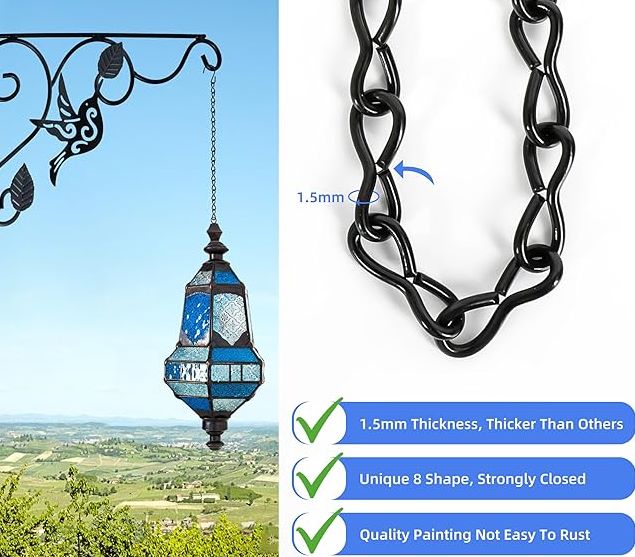 Chain with Hook, Black