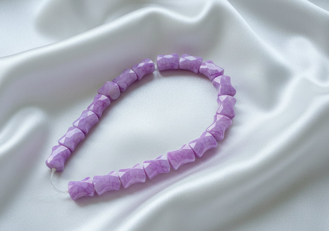 Bowtie Beads, Pink 10mm