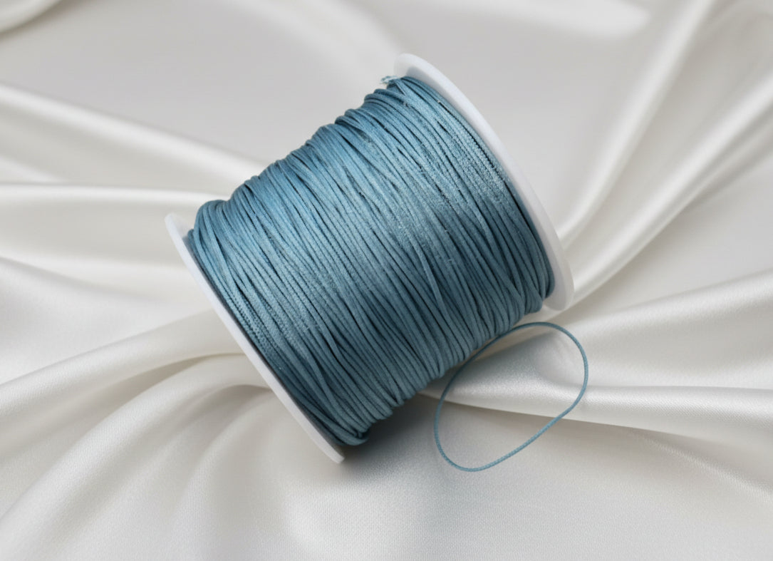 Knotting Cord, Slate Blue .8mm by the yard