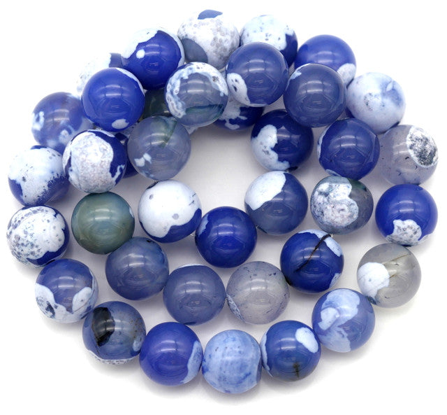 Crackle Agate, Arctic 10mm