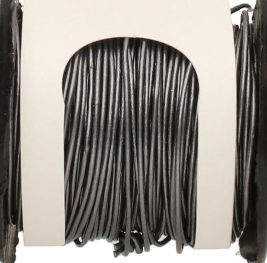 .5mm Indian Leather, Metallic Grey by the yard