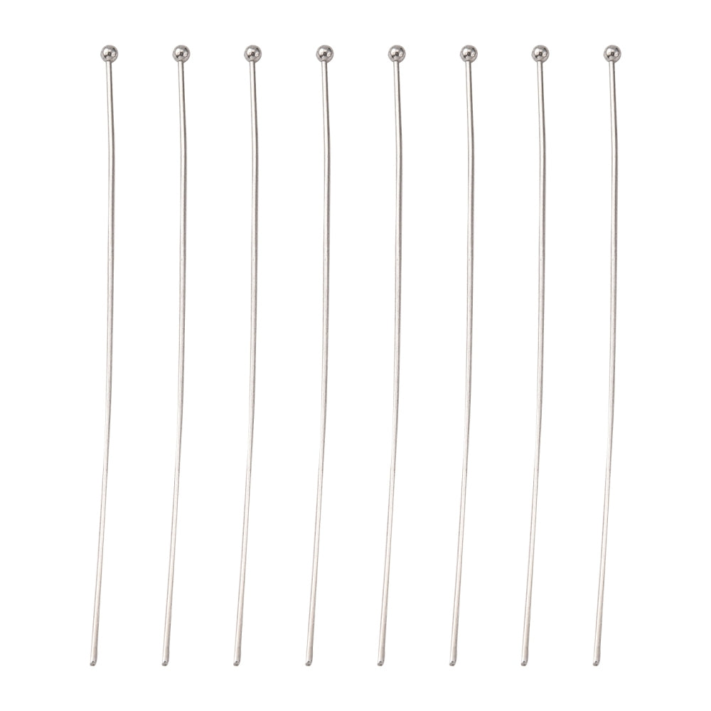 Headpins Ball end, 304SS 70mm