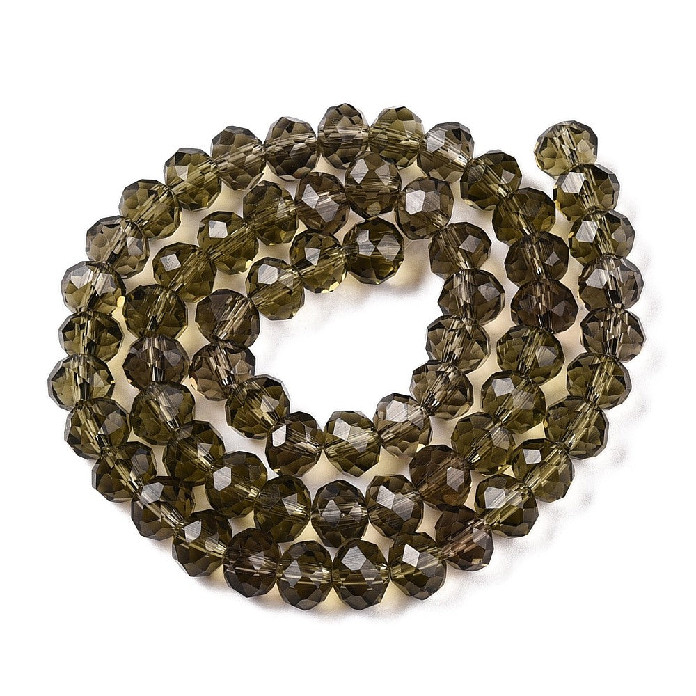Rondelles, Coconut 8mm